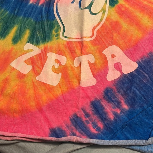 Tie dye ZTA muscle Tee - Picture 3 of 4